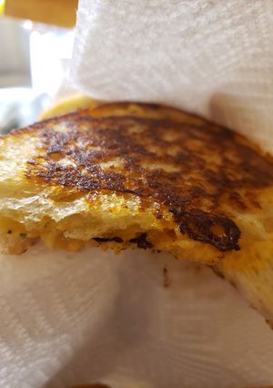 A picture of Buffalo Chicken Grilled Cheese.
