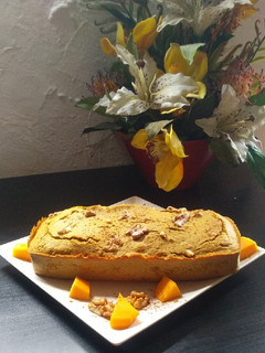 Una foto de Bizcocho de calabaza y nueces #revistacookpad