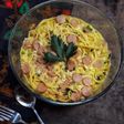 Spaghetti Schotel Sosis