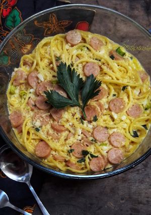 Foto resep Spaghetti Schotel Sosis