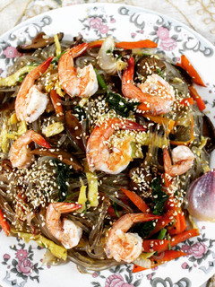 Foto resep Korean glass noodles Japchae🇰🇷