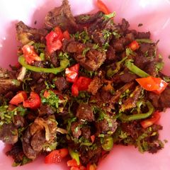 Beef dry fry A picture of Beef dry fry.