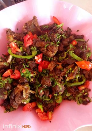 A picture of Beef dry fry.