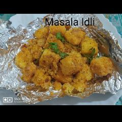A picture of Masala idli.