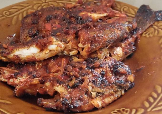 Ikan bakar asem manis