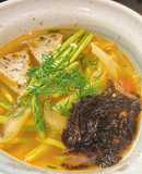 Canh chua rau cần bạc hà