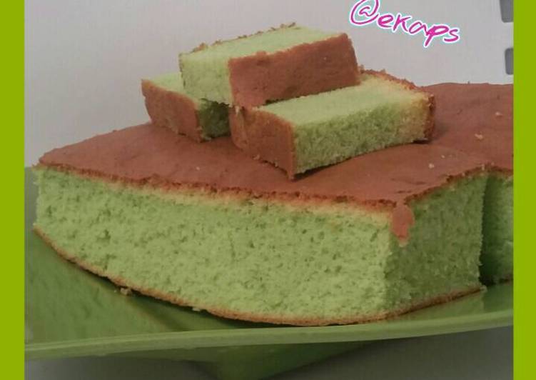 bolu pandan lembut dan murmer😁😄