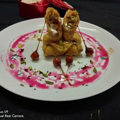 A picture of Fried Wrapped Halwa.