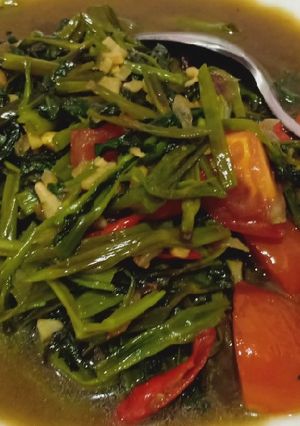 Foto resep Oseng kangkung terasi