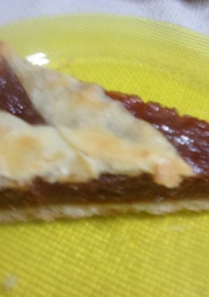 Una foto de Sencilla tarta de membrillo