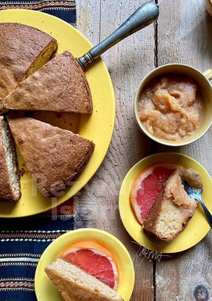 Grapefruit apple(etc)sauce with all kinds of fruits which has been in the fridge since ancient times রেসিপির প্রধান ছবি