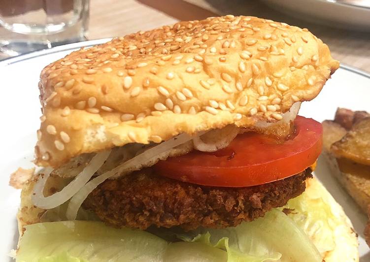 Rahasia Memasak Burger Ayam Homemade Patty Yang Renyah