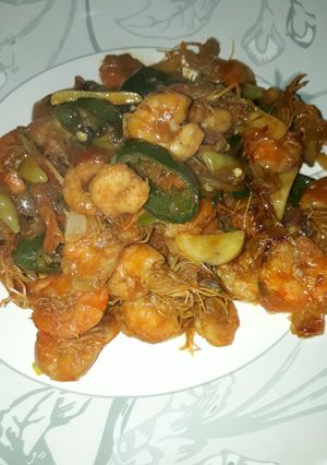 Foto resep Udang Asam Manis