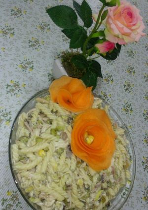 عکسی از دستور سالاد ماکارونی