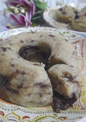Foto resep Kue Pisang Kukus Coklat Lumer