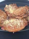 Bisteca de porco assada