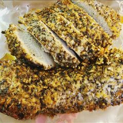 A picture of Crockpot Parmesan Honey Pork loin Roast.