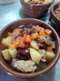 Cazuela de porotos colorados