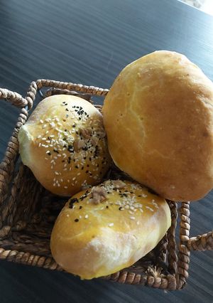 عکسی از دستور نان سیب زمینی و پیاز داغ در سرخ کن بدون روغن(یه خوشمزه ی مناسب افطاری و حتی سحری)