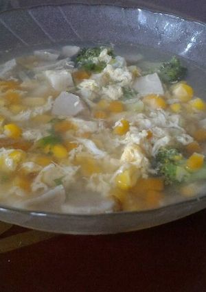 Foto resep Sop Jagung Campur Telur