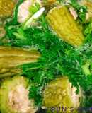 Canh mướp đắng nhồi thịt viên