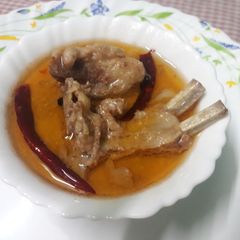 A picture of Mutton rizala.