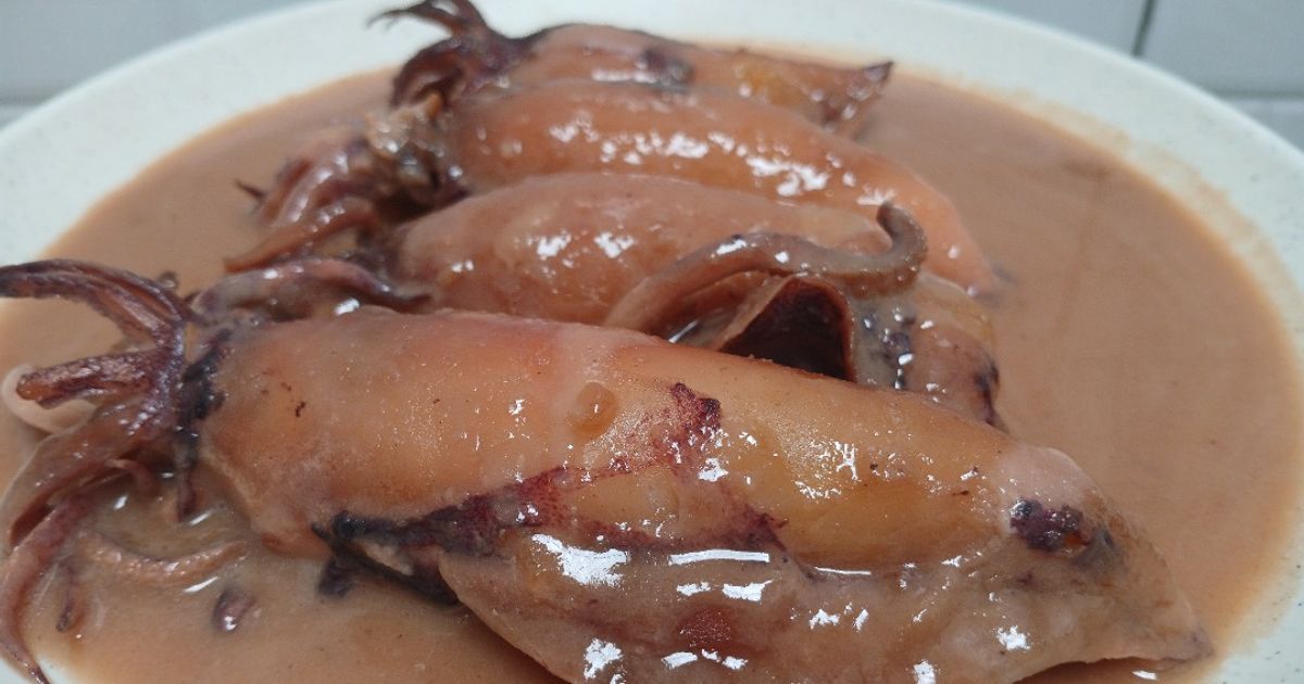 Ketupat Sotong (Khas Malaysia)
