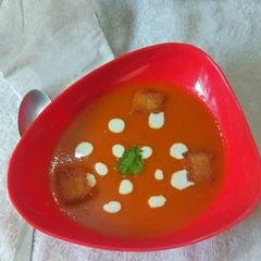 Tomato soup A picture of Tomato soup.