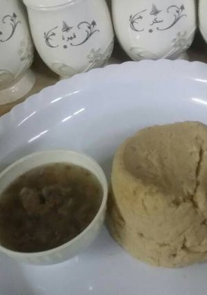 صورة لوصفة العصيدة الجنوبيه