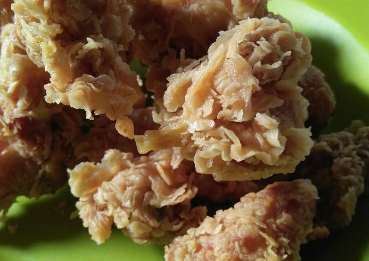 Resep Ayam kentucky (fried chicken) kriuk tahan hingga 2 hari yang Enak Banget