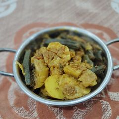 Sindhi style tinda sabji A picture of Sindhi style tinda sabji.