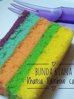 Foto resep Rainbow Cake