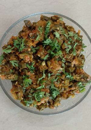 A picture of Bhindi Masala.