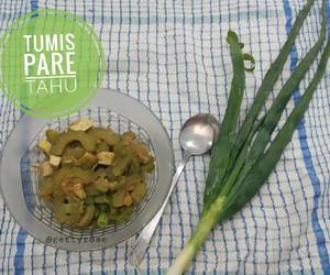 Resep Unik Tumis Pare Tahu Gurih Mantul Resep Unik Tumis Pare Tahu Gurih Mantul