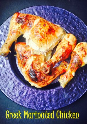 A picture of Greek Marinated Chicken.
