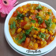 Lauki ChannaDal Sabzi A picture of Lauki ChannaDal Sabzi.