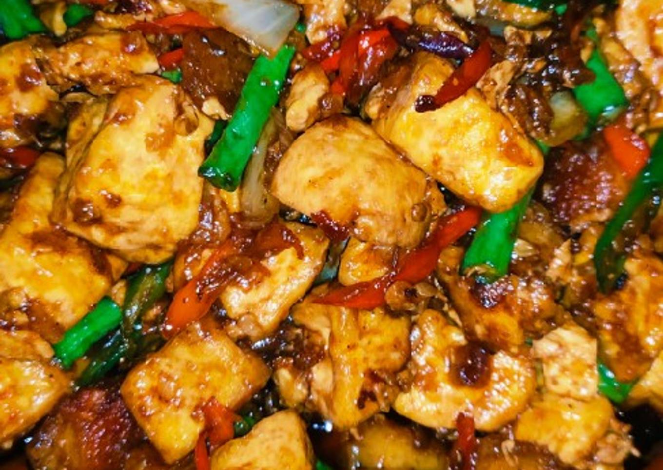 Tahu oseng saus tiram #1