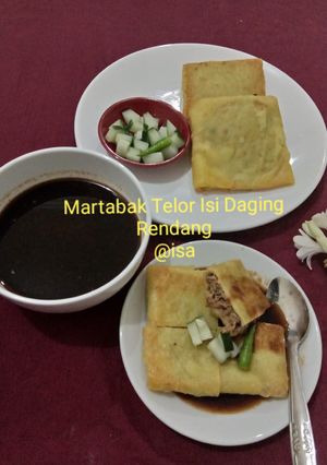 Foto resep #99 Martabak Telor Isi Daging Rendang
