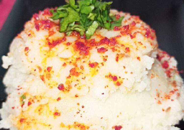 Steps to Make Super Quick Homemade Chawal ka aata khichu papadi ka aata