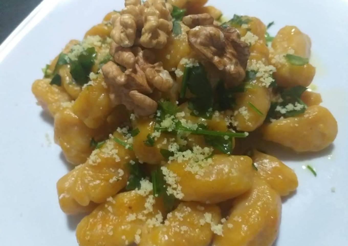 Gnocchi di zucca, 🇮🇹  Ñoquis de calabaza