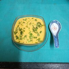 A picture of Kathiyawadi Kadhi (Curd Based Monsoon Soup).