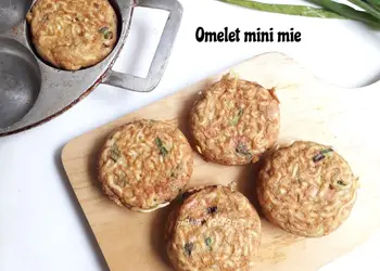 Resep Terbaik Omelet mini mie Enak Sempurna