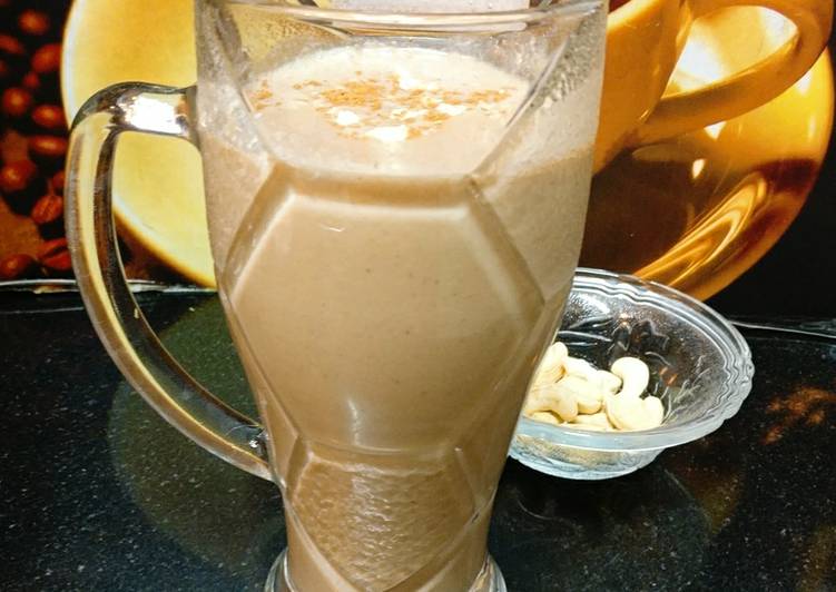 Recipe of Perfect Coffee Banana Oats Smoothie