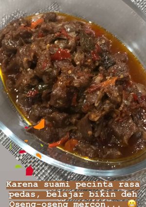 Foto resep Oseng-Oseng Mercon Sapi