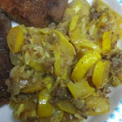 A picture of Drunken Yellow Squash.
