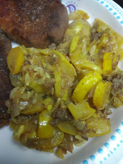 A picture of Drunken Yellow Squash.