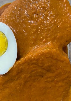 Una foto de Crema de pimientos