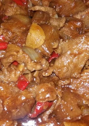 Foto resep Sapi Lada Hitam Praktis