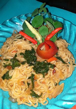 Foto resep Mie Geprek Kelor Instan