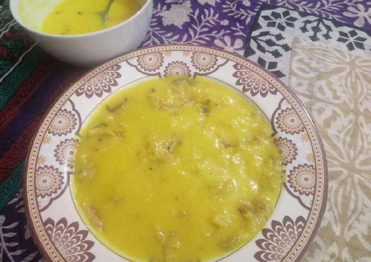 Recipe of Perfect Hyderabadi Meethi Daal and Roti